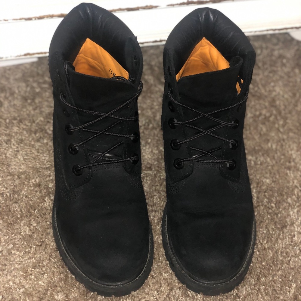 Black Timberland Boots